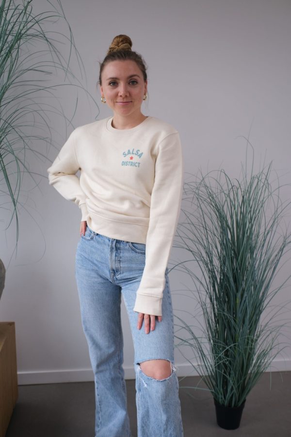 Salsa District- Merch - female sweater natural raw - 2